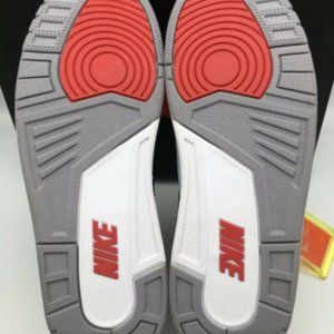 Nike Air Jordan 3 Black Cement Retro 854262-001 Fire Red White Grey 3M